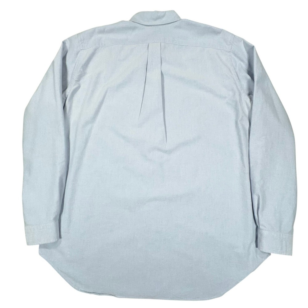 Ralph Lauren Button Down Oxford Shirt Mens XLT Blue Classic Fit Long Sleeve OCBD - Picture 3 of 11